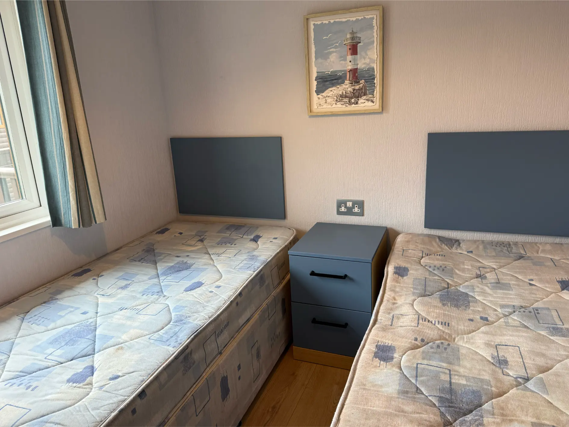 Lodge 45 open-plan living space with vaulted ceilings